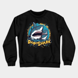 Daddy-shark Crewneck Sweatshirt